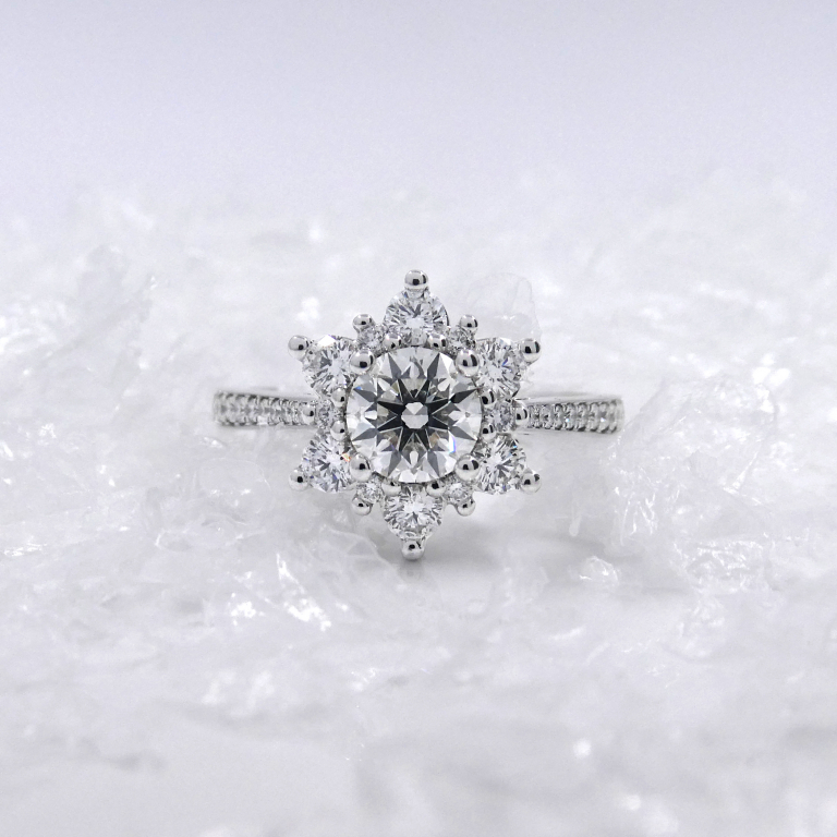 snowflake engagement ring 768x768