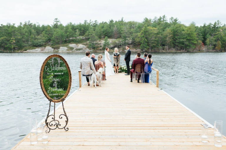 2020 wedding on the dock 1 768x511