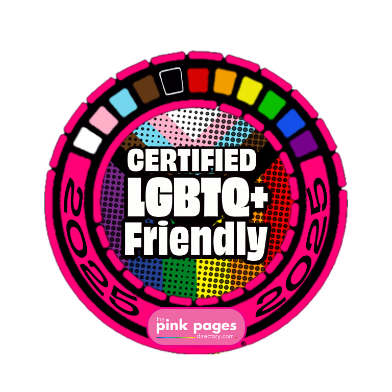 ENGLISH LGBTQFRIENDLY Logo 1 768x768